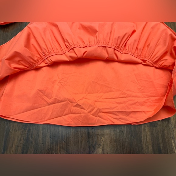 Cinq A Sept Lynn Dress Size 14 Coral Mini Layered Bow Easter Spring Ruffle NWT - Picture 8 of 16